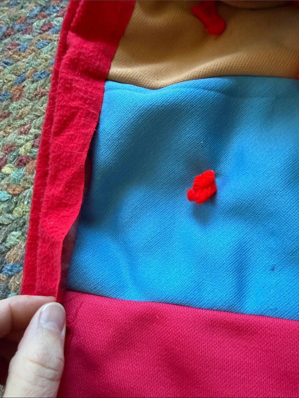 VTG Handmade Granny Square Patchwork Twin Bed Throw Blanket Quilt